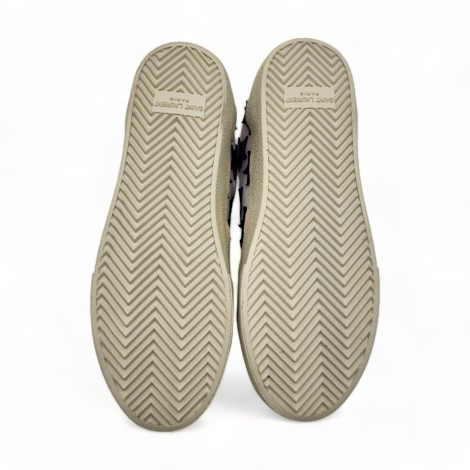 Saint Laurent Women's Court Sneakers In Excellent Condition For Sale In Los Angeles, CA