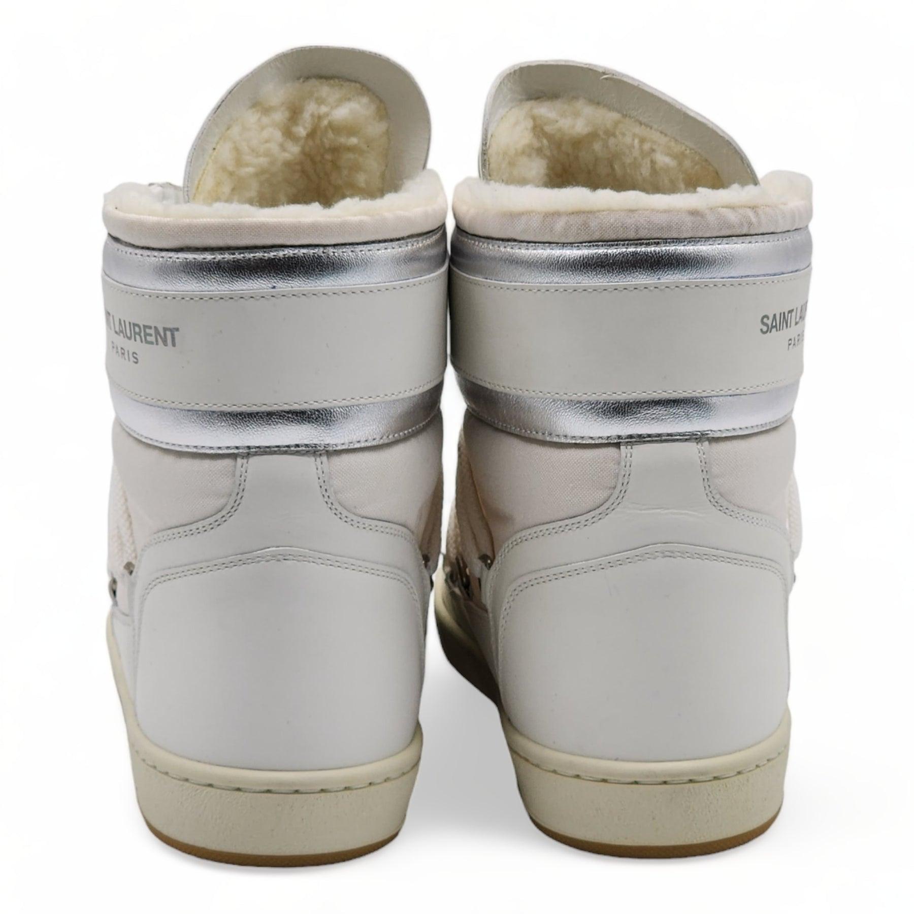 Saint Laurent Damen High Top Ski Turnschuhe (Grau) im Angebot