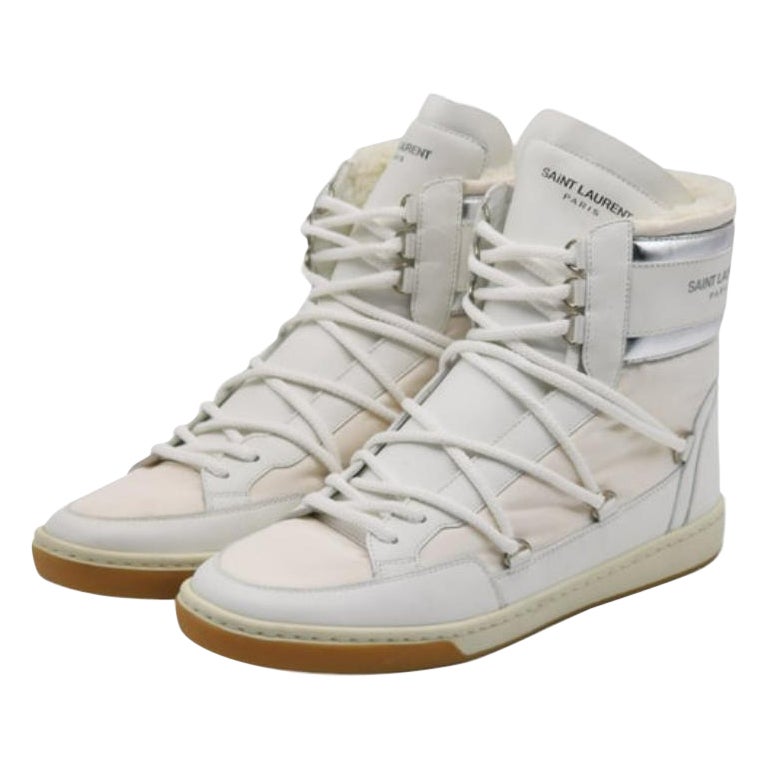 Saint Laurent Women's High Top Ski Sneakers For Sale at 1stDibs