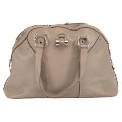 Saint Laurent Women's Yves Saint Laurent Brown Leather Muse Tote Bag