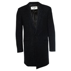 Saint Laurent,  Wool coat with lurex 2018
