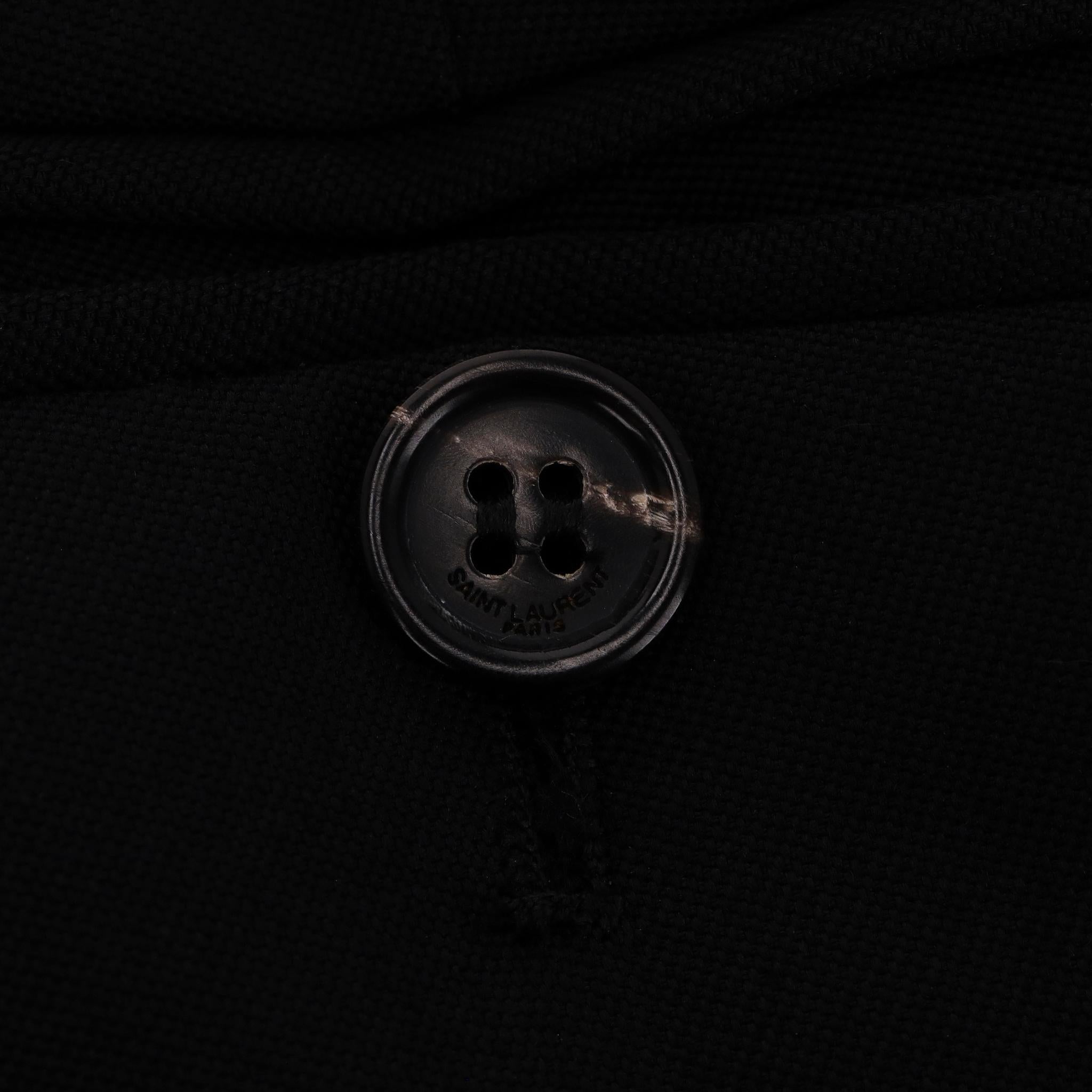 Saint Laurent - Pantalon évasé tailleur en laine Pour femmes en vente