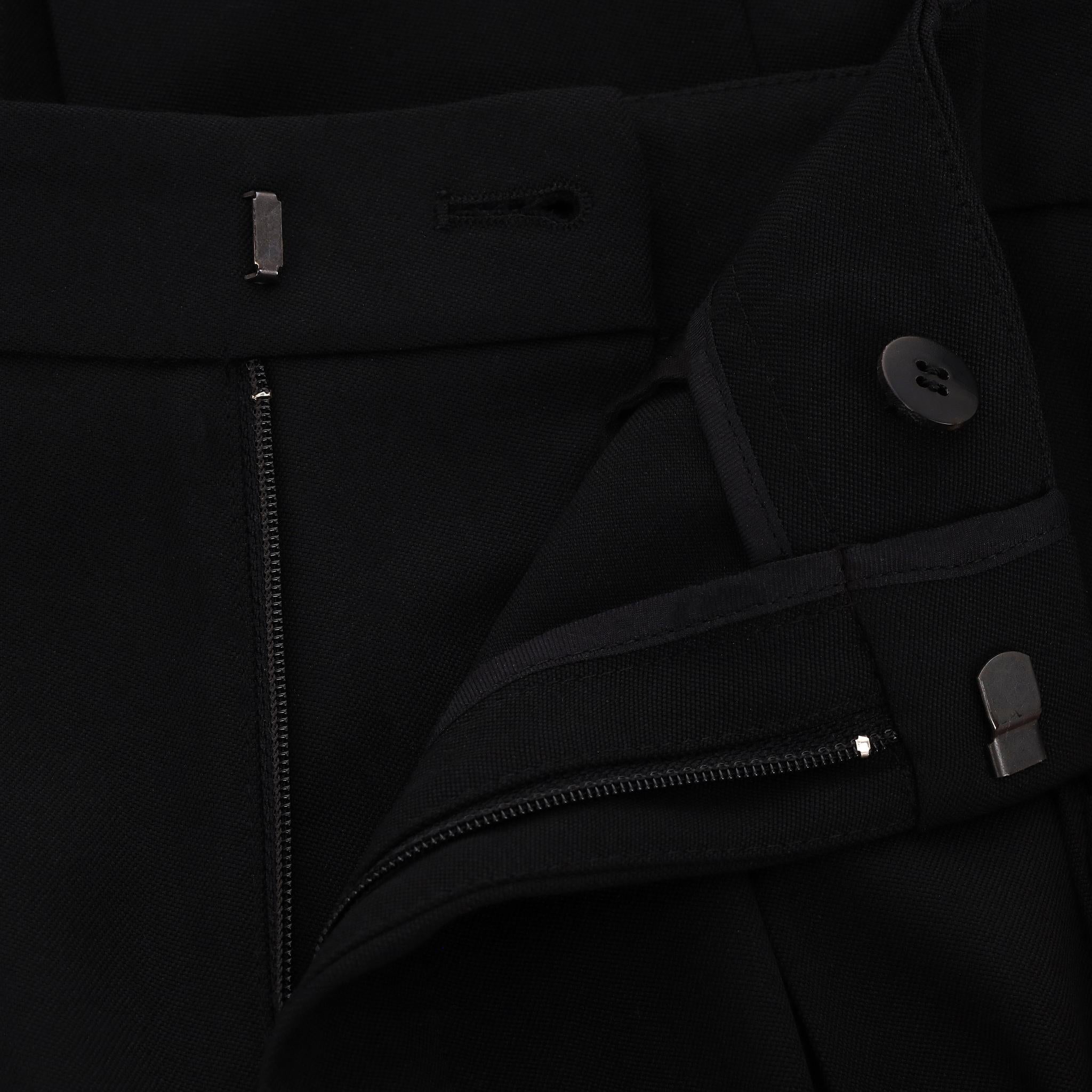 Saint Laurent - Pantalon évasé tailleur en laine en vente 1
