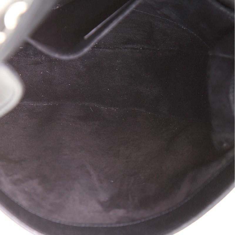 Saint Laurent Y Studs Crossbody Bag Leather Small In Good Condition In NY, NY