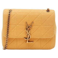 Saint Laurent Yellow Jersey Jamie Bag Mini