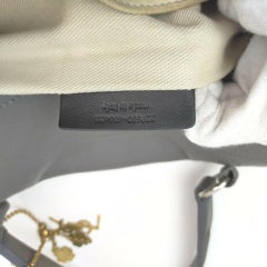 Saint Laurent YSL Grey Leather Muse Two Shoulder bag 863014
