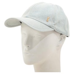 Saint Laurent YSL Logo Cap Light Denim