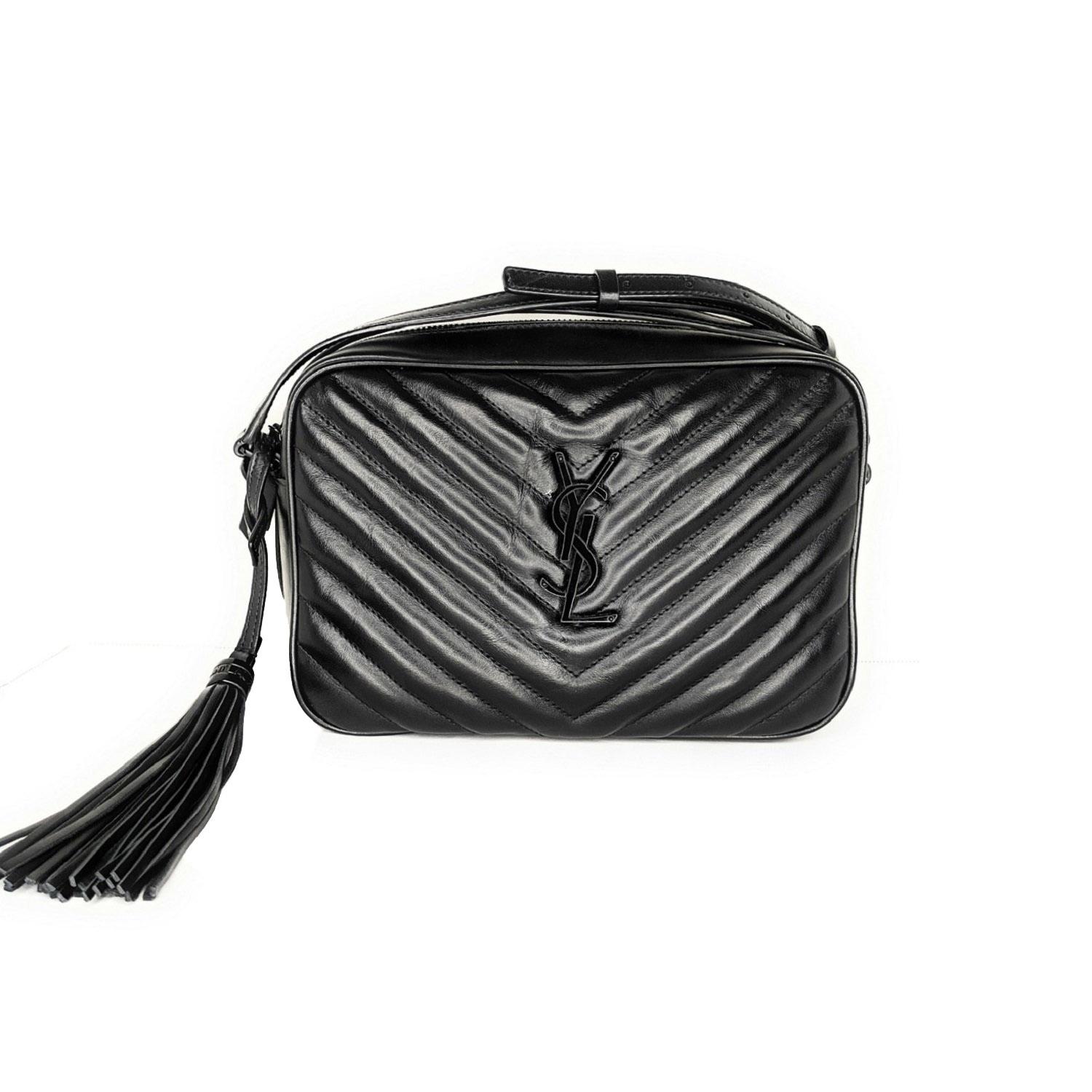 Saint Laurent YSL Matelassé Crossbody Lou Camera Bag