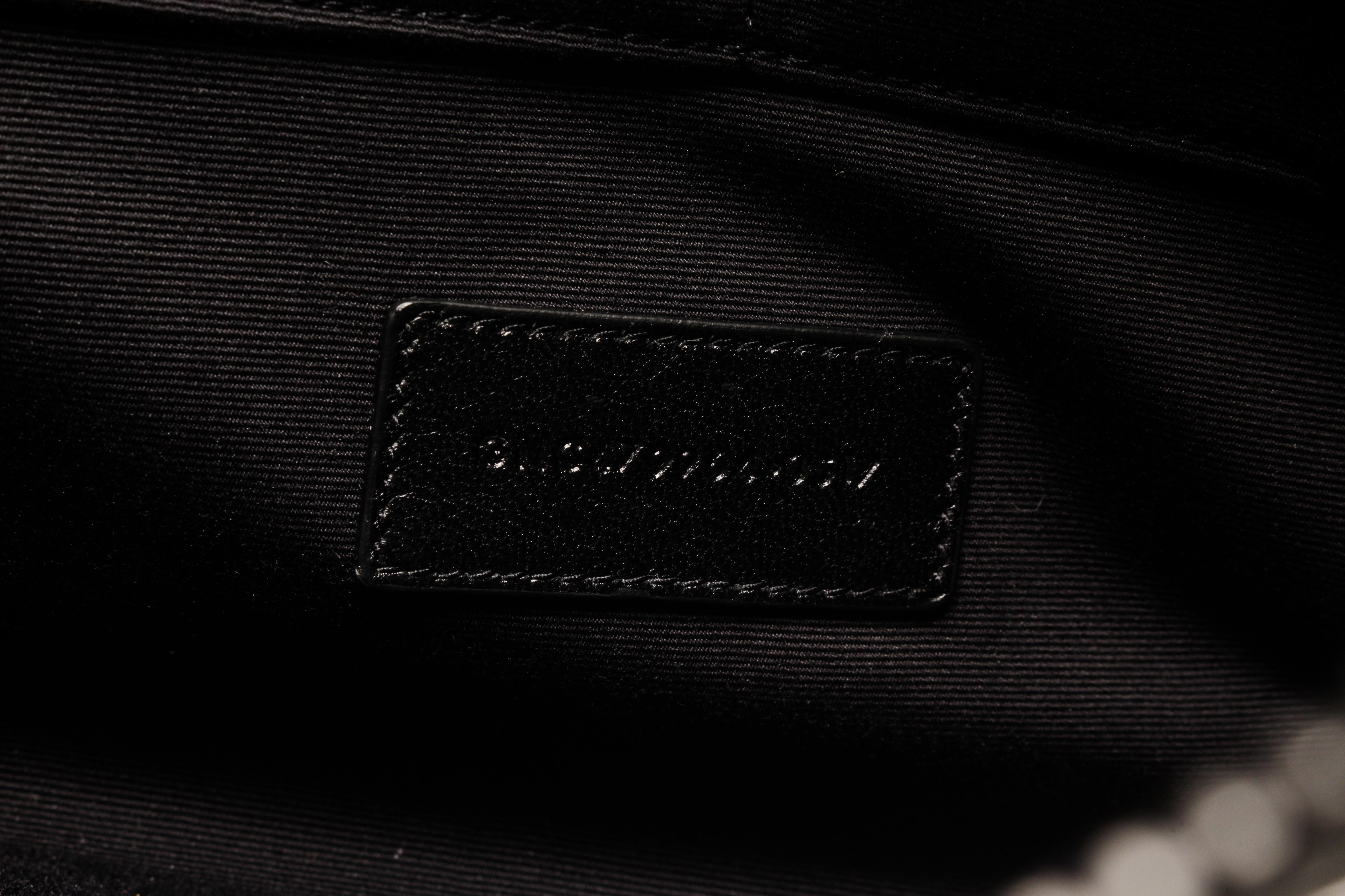 Saint Laurent YSL Rider Zipped Document Holder Crocodile Embossed Leather Medium 4