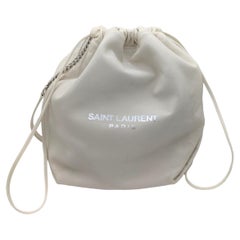 Saint Laurent YSL Teddy Eimertasche mit Kordelzug