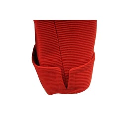 Saint Laurent YSL Women Vintage Blazer Red Wool Size 38 Boxy Cropped Rive Gauche