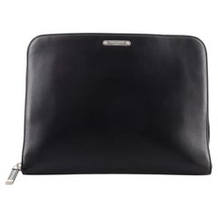 Saint Laurent Zip Around Document Holder Leather