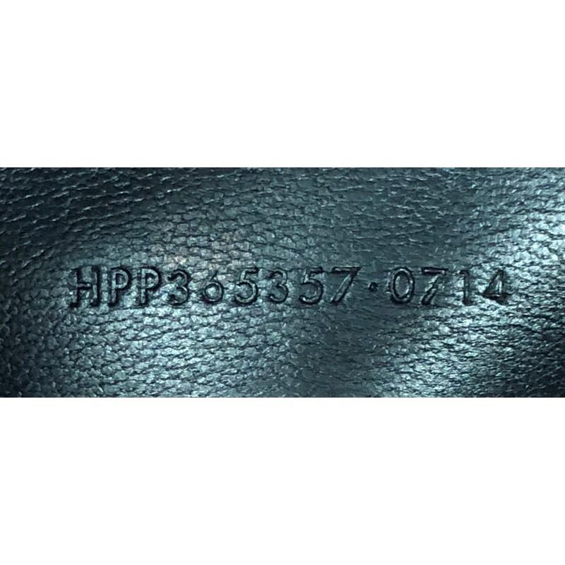 Saint Laurent Zip Pouch Crystal Embellished Leather Medium 4