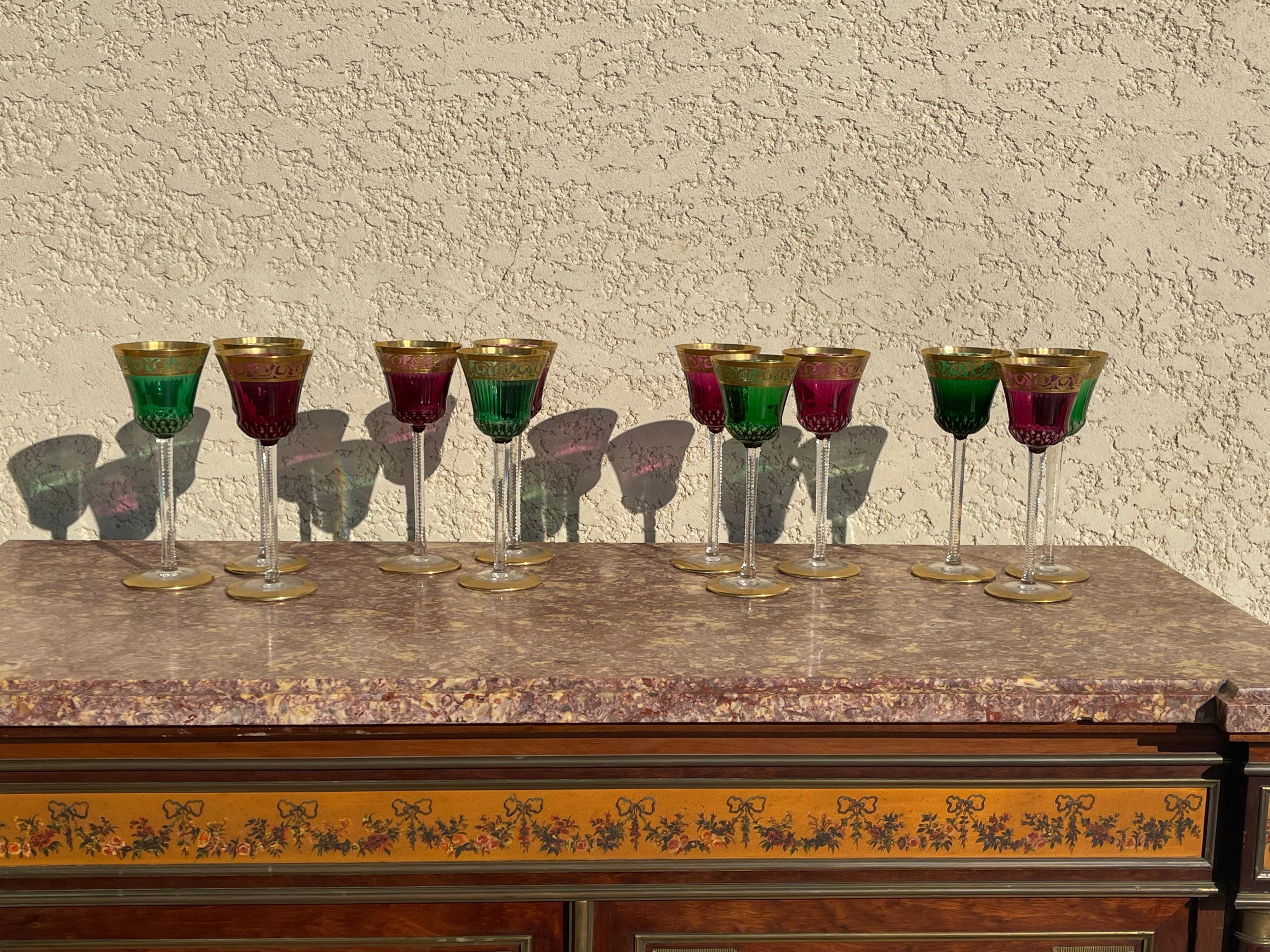 Saint Louis - 12 Bunte Disteln von Roemers im Angebot 4