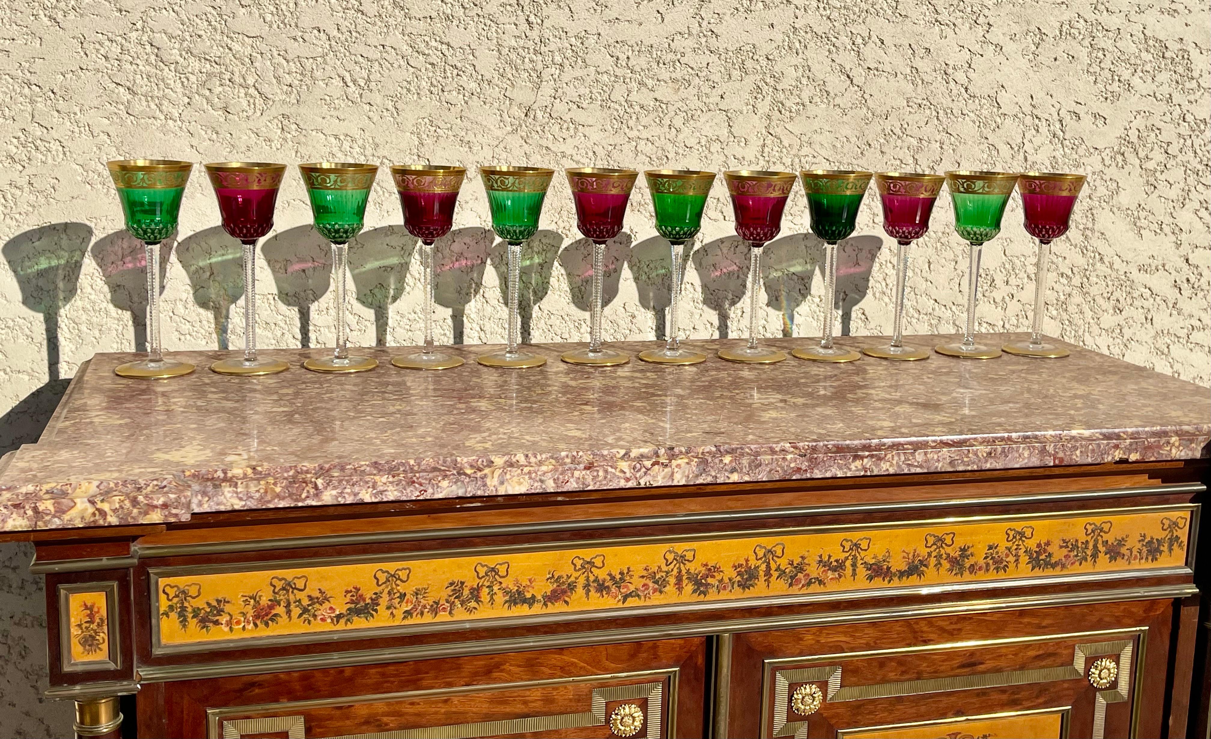 Saint Louis - 12 Bunte Disteln von Roemers im Angebot 6