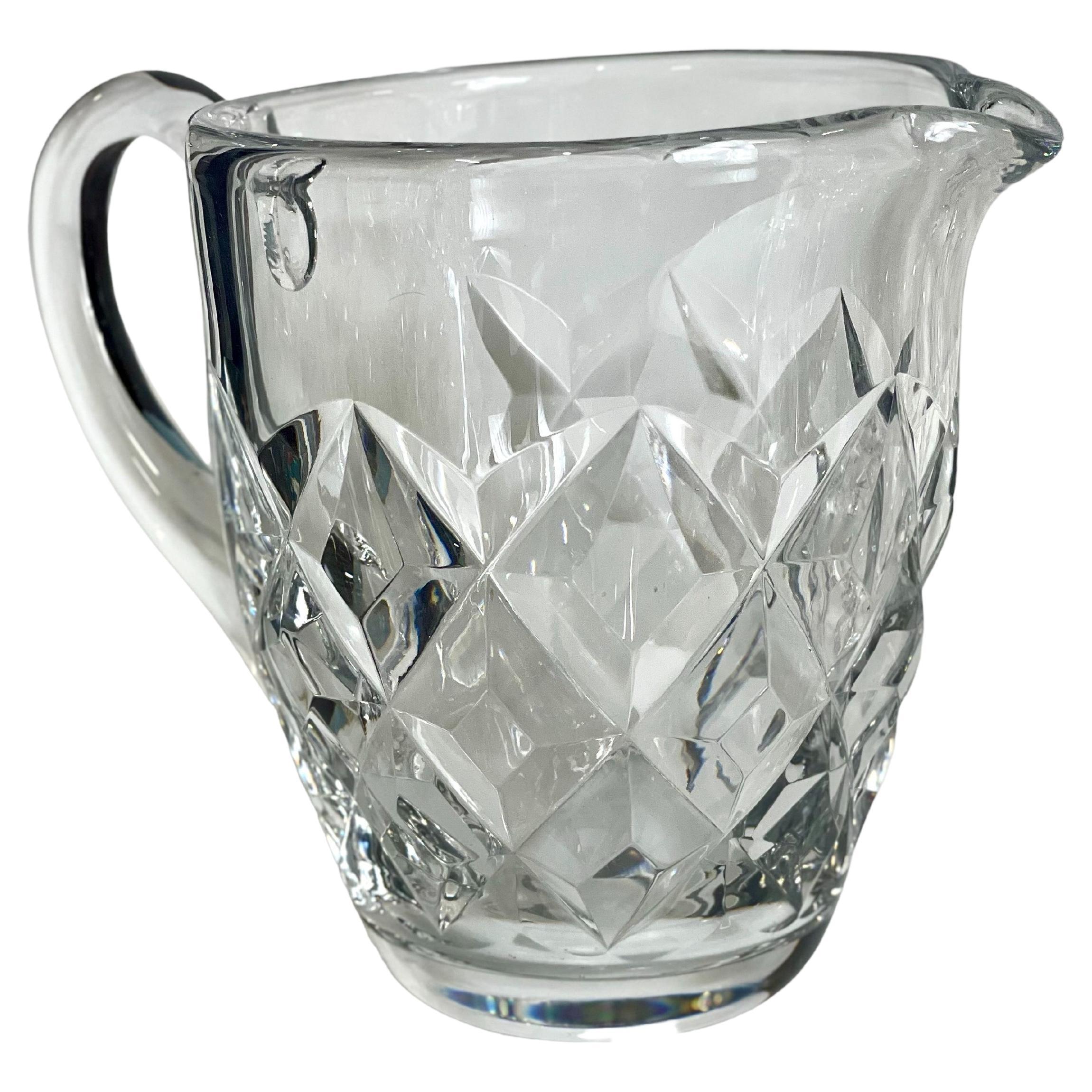 Caraffa per acqua in cristallo tagliato Saint Louis "Adour