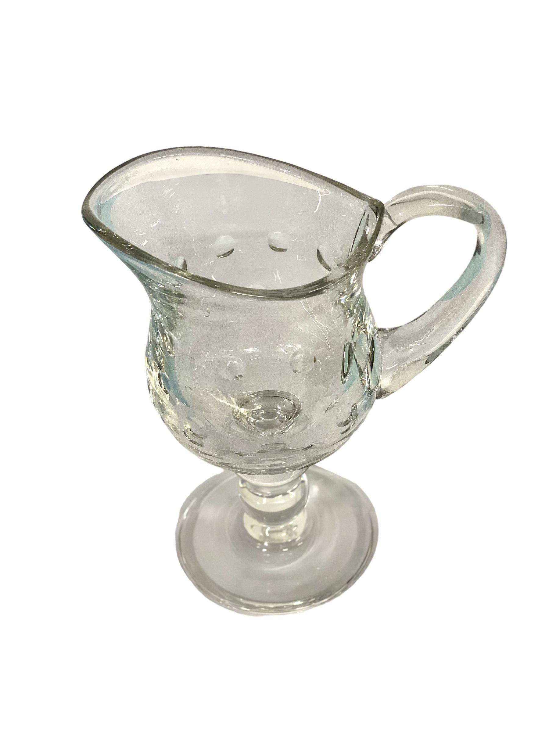 Saint-Louis French Crystal Water Pitcher 'Bubbles' For Sale 1