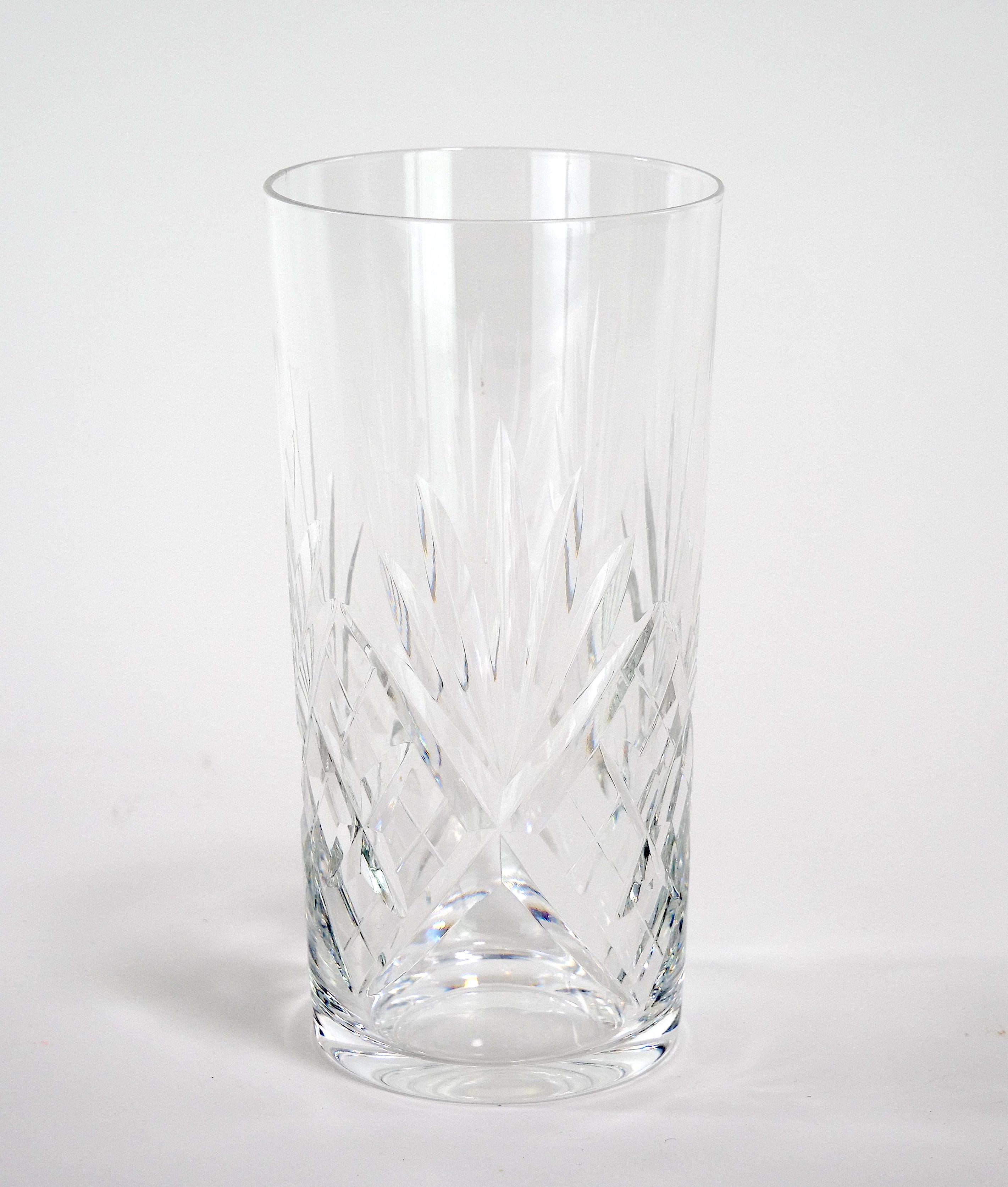 XX secolo Saint Louis Crystal Barware Servizio a palla alta / 12 persone in vendita