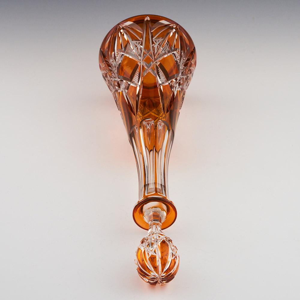 Early 20th Century Saint Louis Crystal Decanter Cut To Clear c1910
