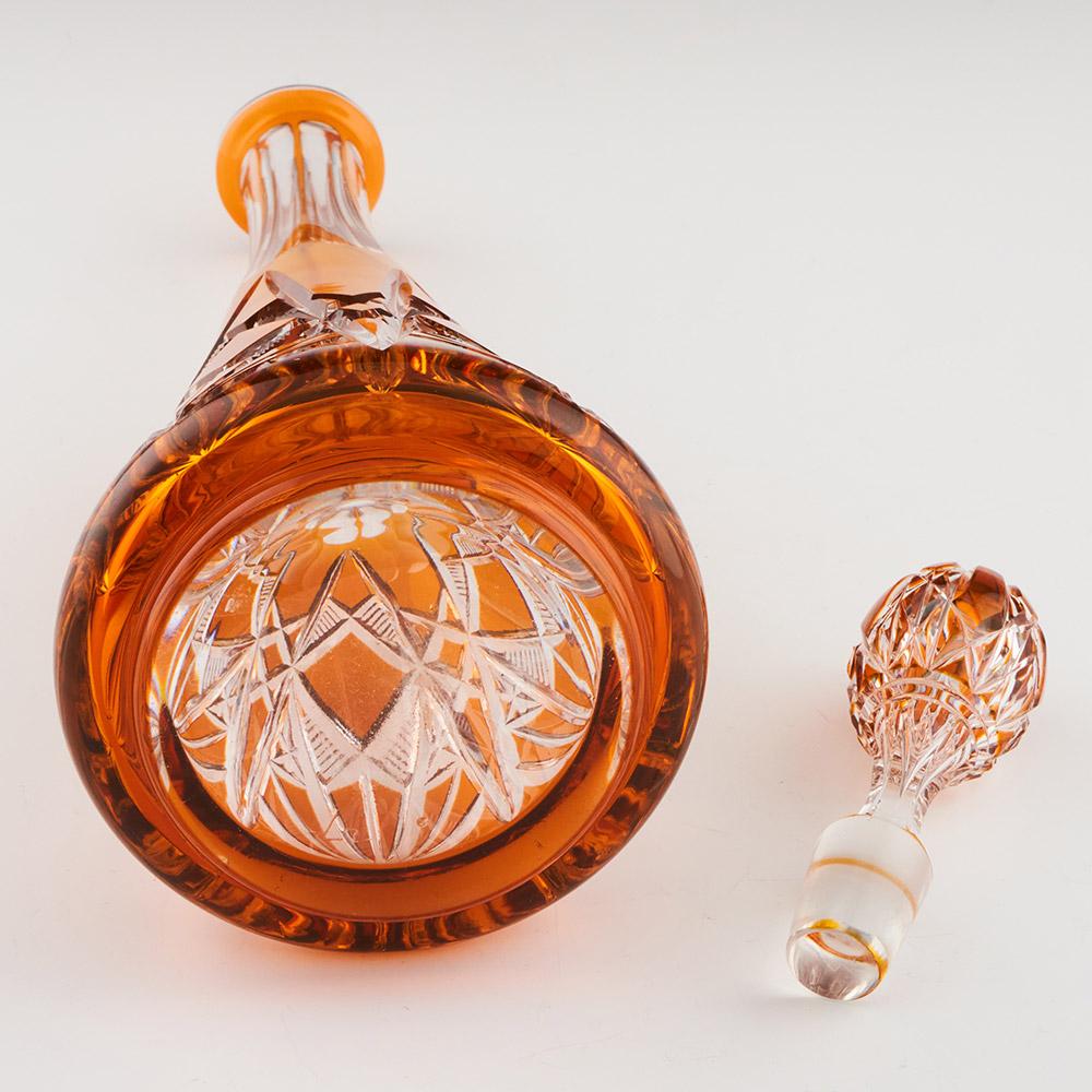 Saint Louis Crystal Decanter Cut To Clear c1910 2