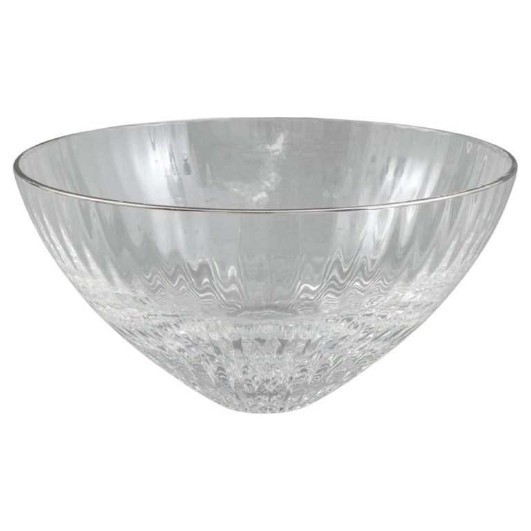 Saint Louis Crystal Glass Bowl For Sale at 1stDibs