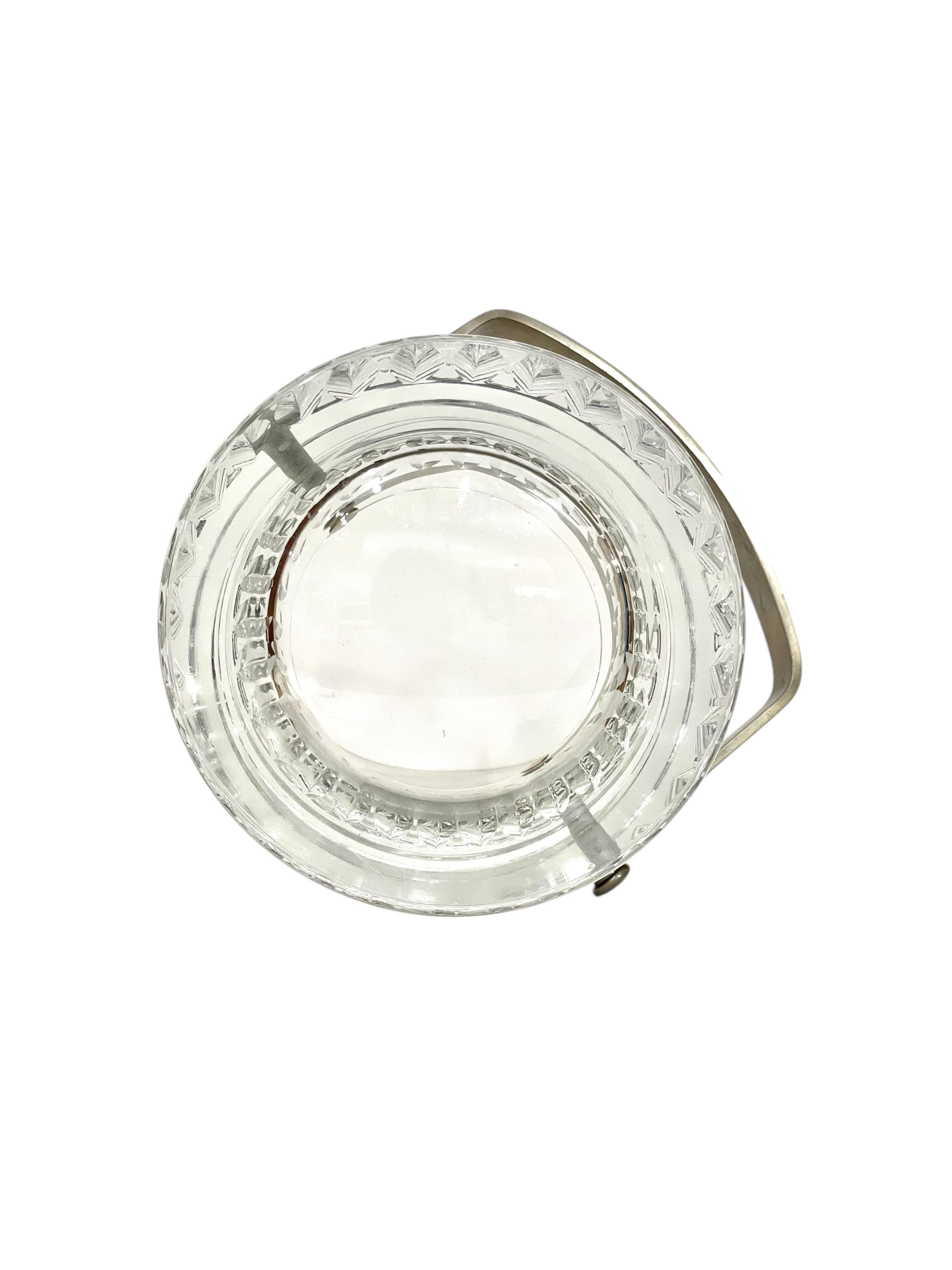 Rara Cubitera de Cristal Saint Louis siglo XX en venta