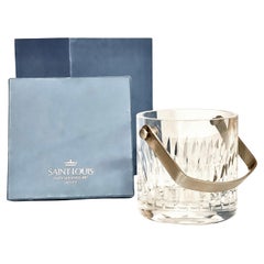 Vintage Rare Saint Louis Crystal Ice Bucket