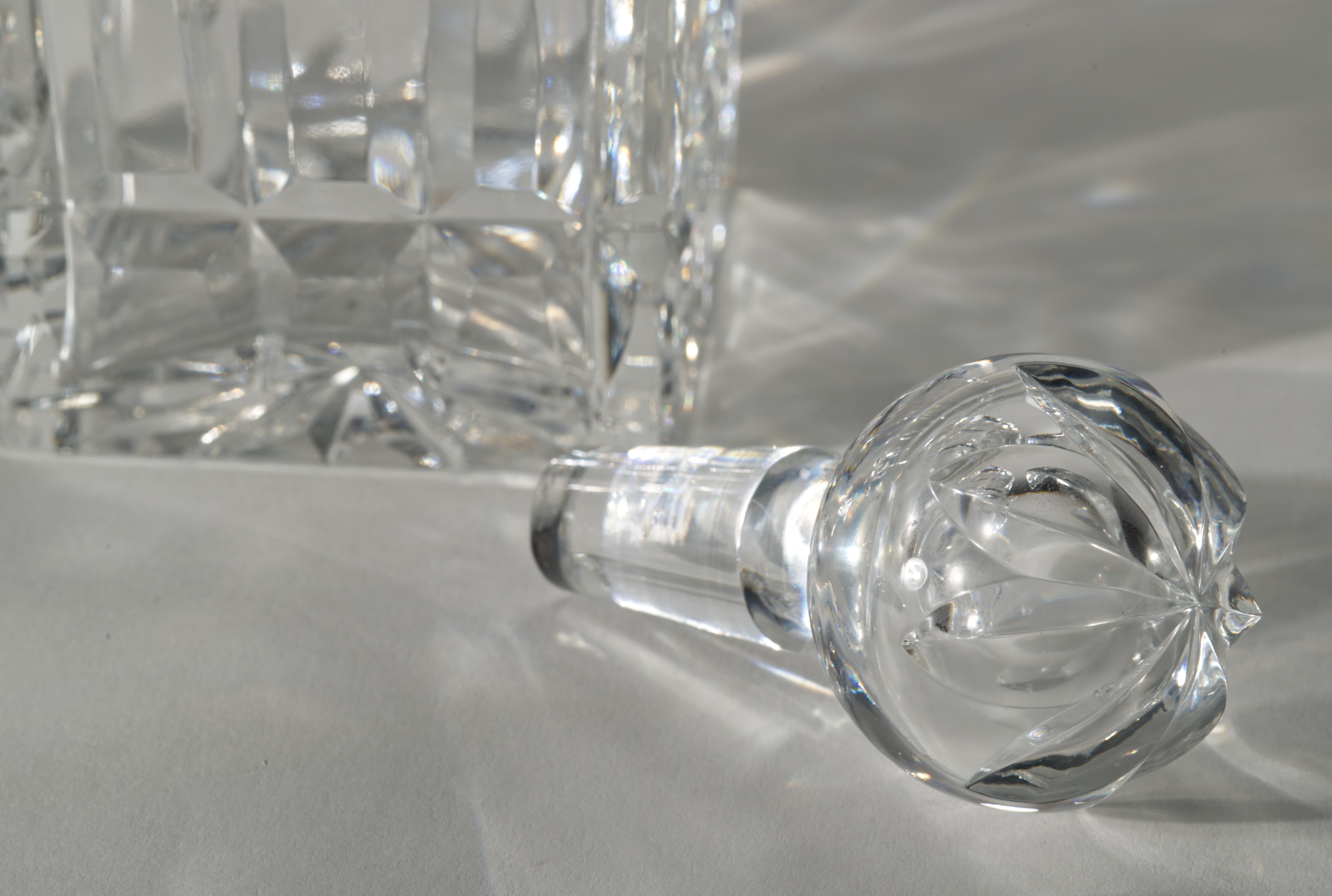 Cristallo Decanter per whisky Manhattan in cristallo di Saint Louis in vendita