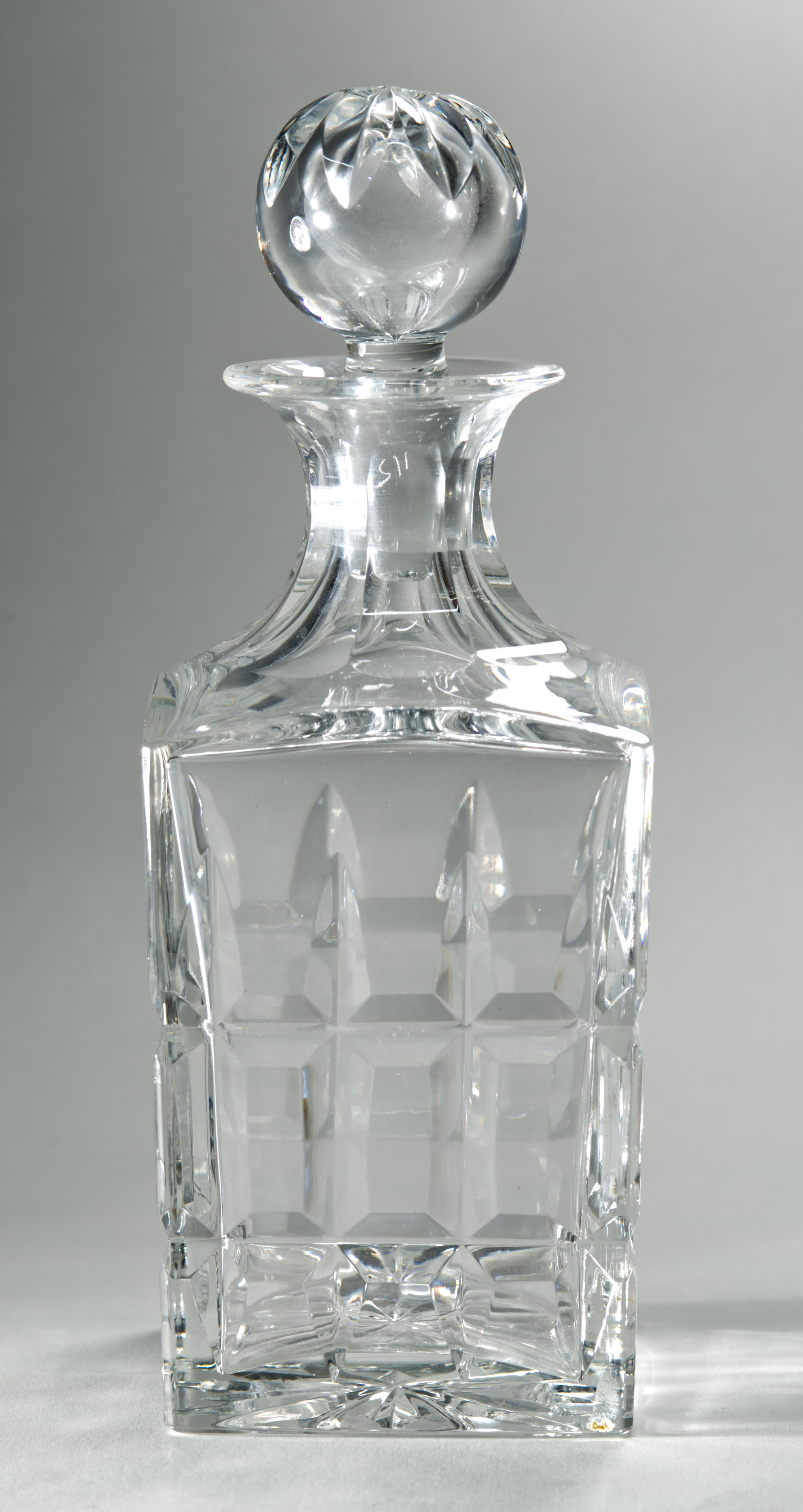 Decanter per whisky Manhattan in cristallo di Saint Louis in vendita 1