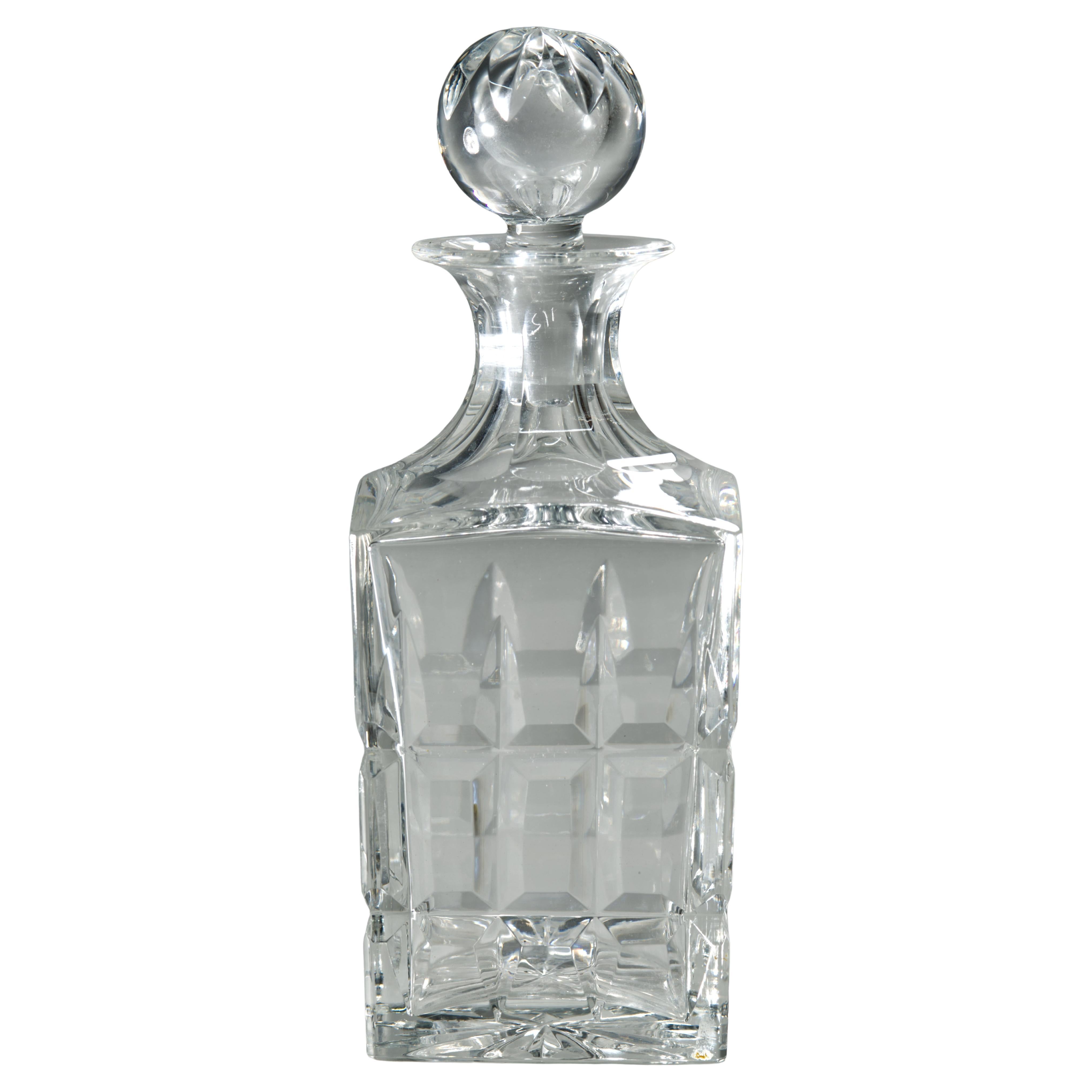 Decanter per whisky Manhattan in cristallo di Saint Louis