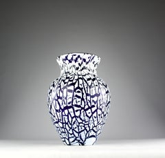 Saint-Louis Crystal Manufacture, Layered Opaline Baluster Vase, France 1980s