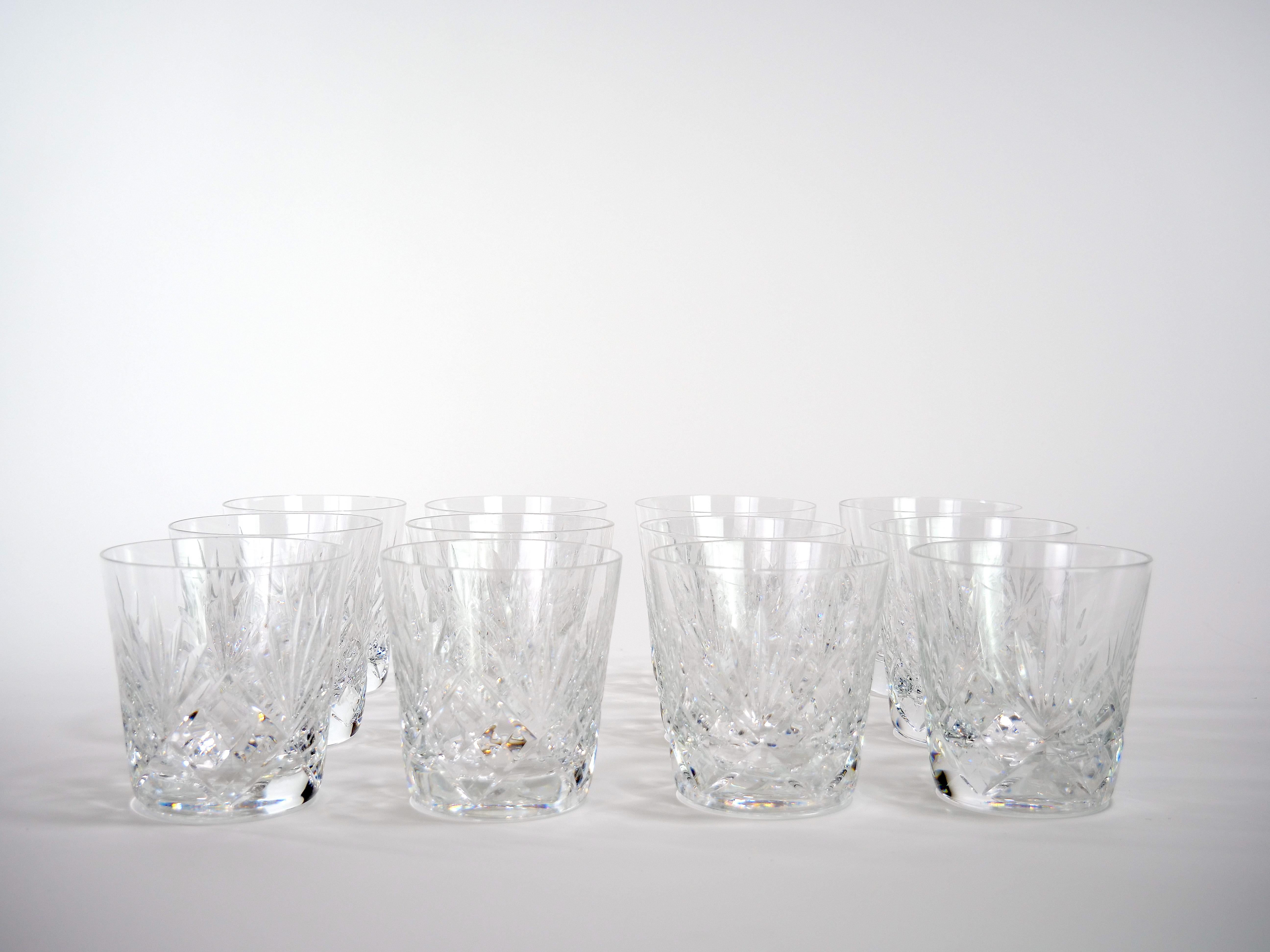 Servicio de Bar Antiguo de Cristal Saint Louis / 12 Personas en venta 5