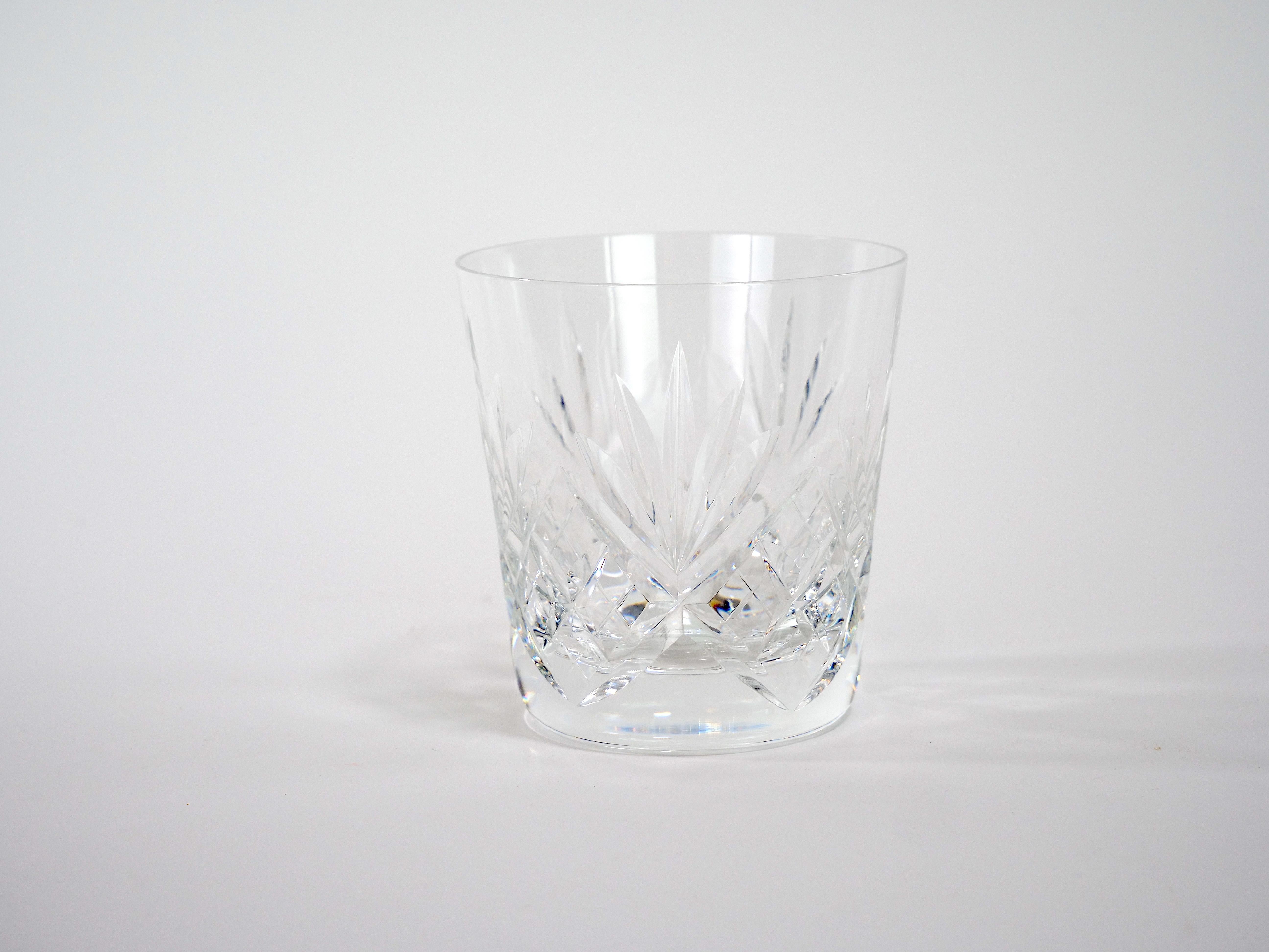 20th Century Saint Louis Crystal Old Fashioned Barware Service / 12 People For Sale