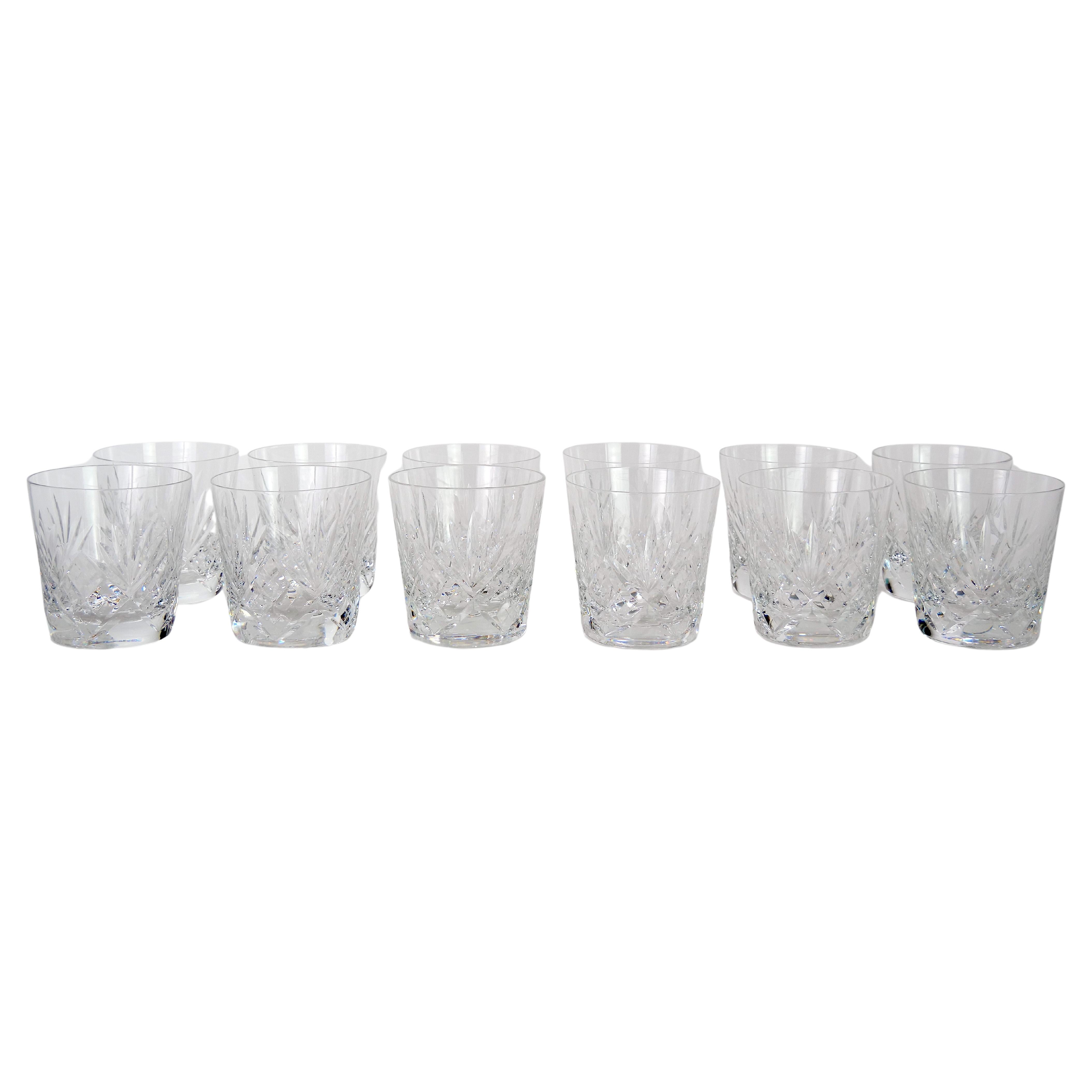 Saint Louis Crystal Old Fashioned Barware Service / 12 People For Sale