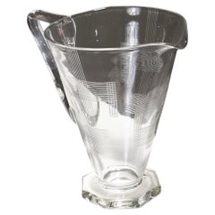 Saint Louis crystal pitcher