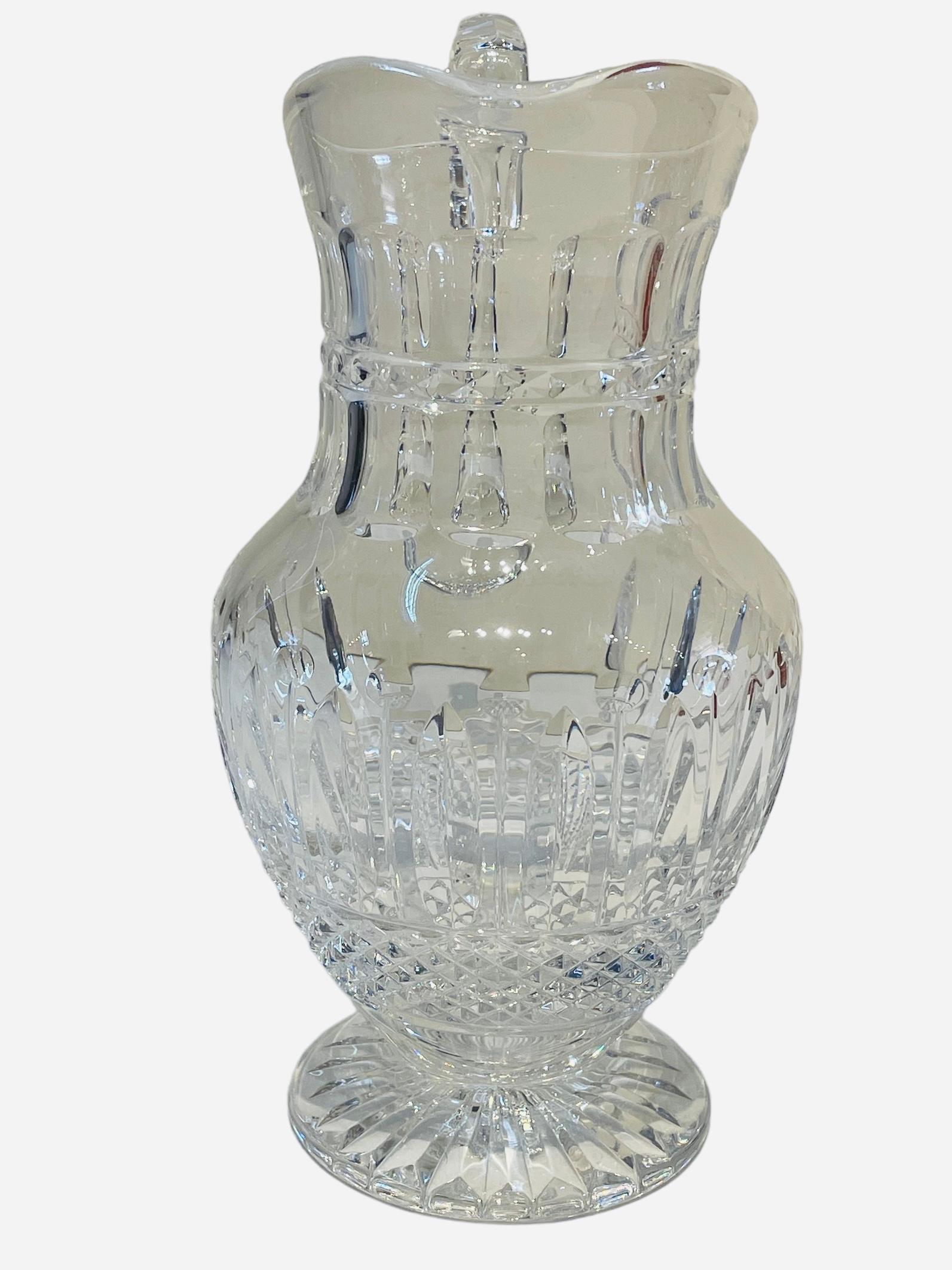 French Saint Louis Crystal Water Jug For Sale