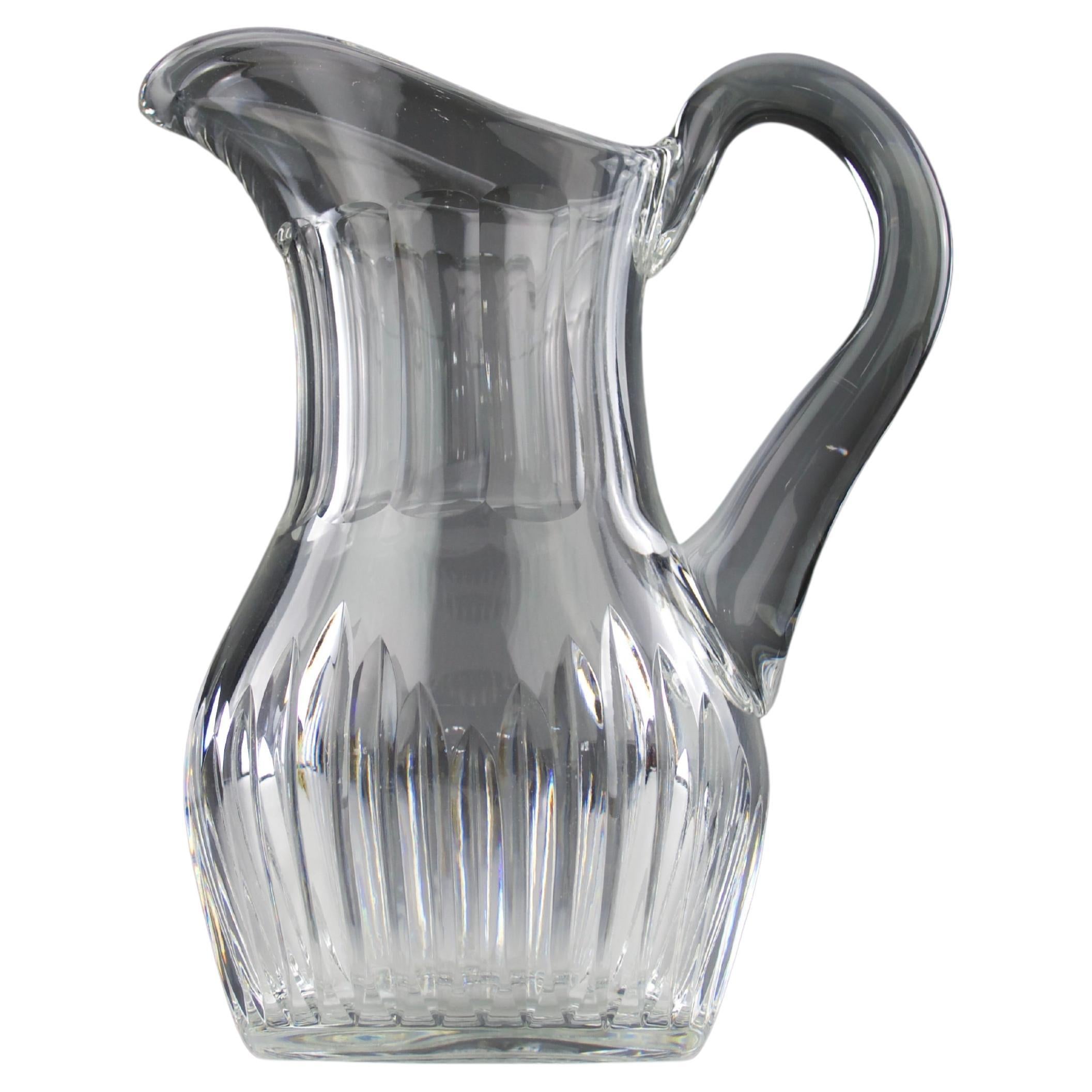 Saint Louis, Jarra de agua de cristal Modelo "Liane", Francia Años 2000 en venta
