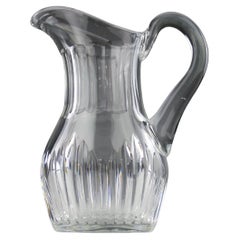 Saint Louis, Jarra de agua de cristal Modelo "Liane", Francia Años 2000