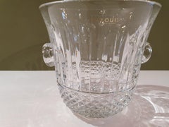 Saint Louis Handcut Crystal "Tommy" Ice Bucket France, Modern