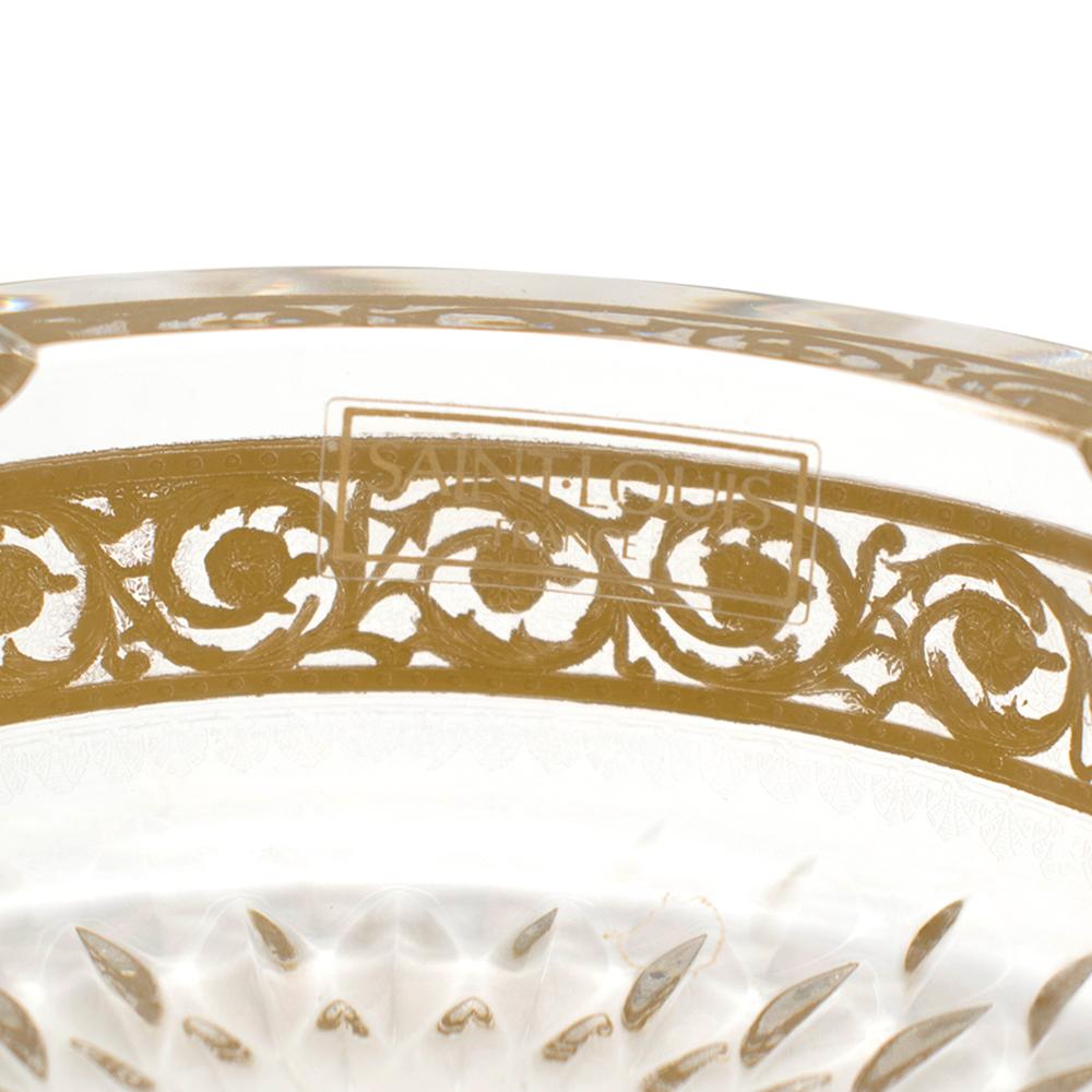 Saint Louis Small Gold Thistle Ash Tray In New Condition In London, GB