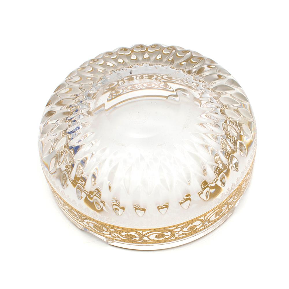 Saint Louis Small Gold Thistle Ash Tray 3