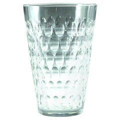 Saint Louis 'St. Louis' Cristal France Cut Crystal Vase, Repeating Oval Design