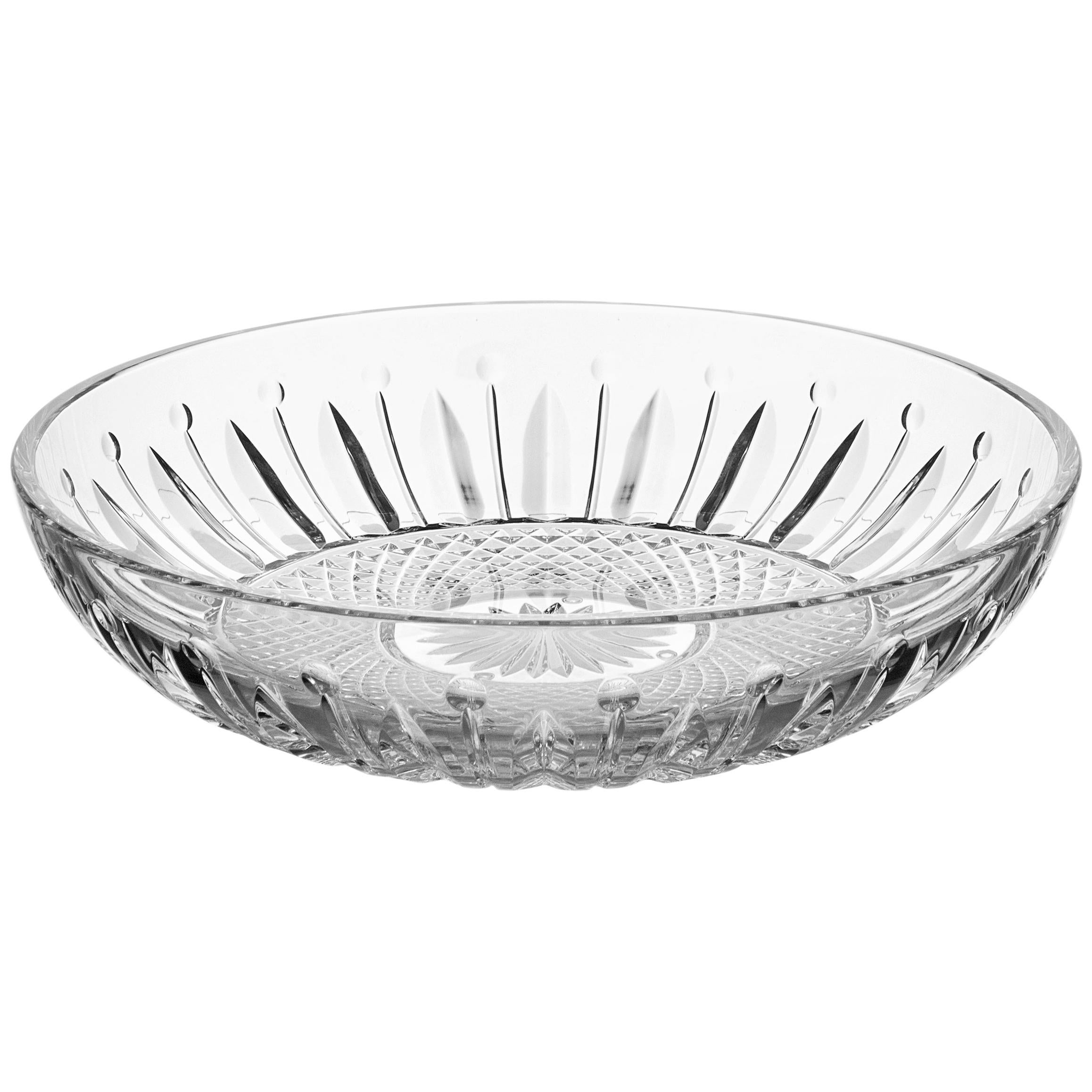 Saint-Louis Tommy Crystal Table Centerpiece in Clear For Sale