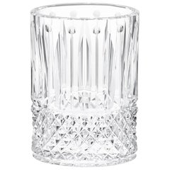 Saint-Louis Tommy Small Oval Crystal Vase in Clear