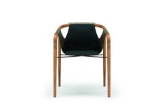 Saint Luc 'Hamac' Dining Chair with Black Cushion by J.P Nuel