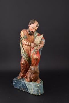 "Saint Luke the Evangelist", Polychromed Wood, 16th Century