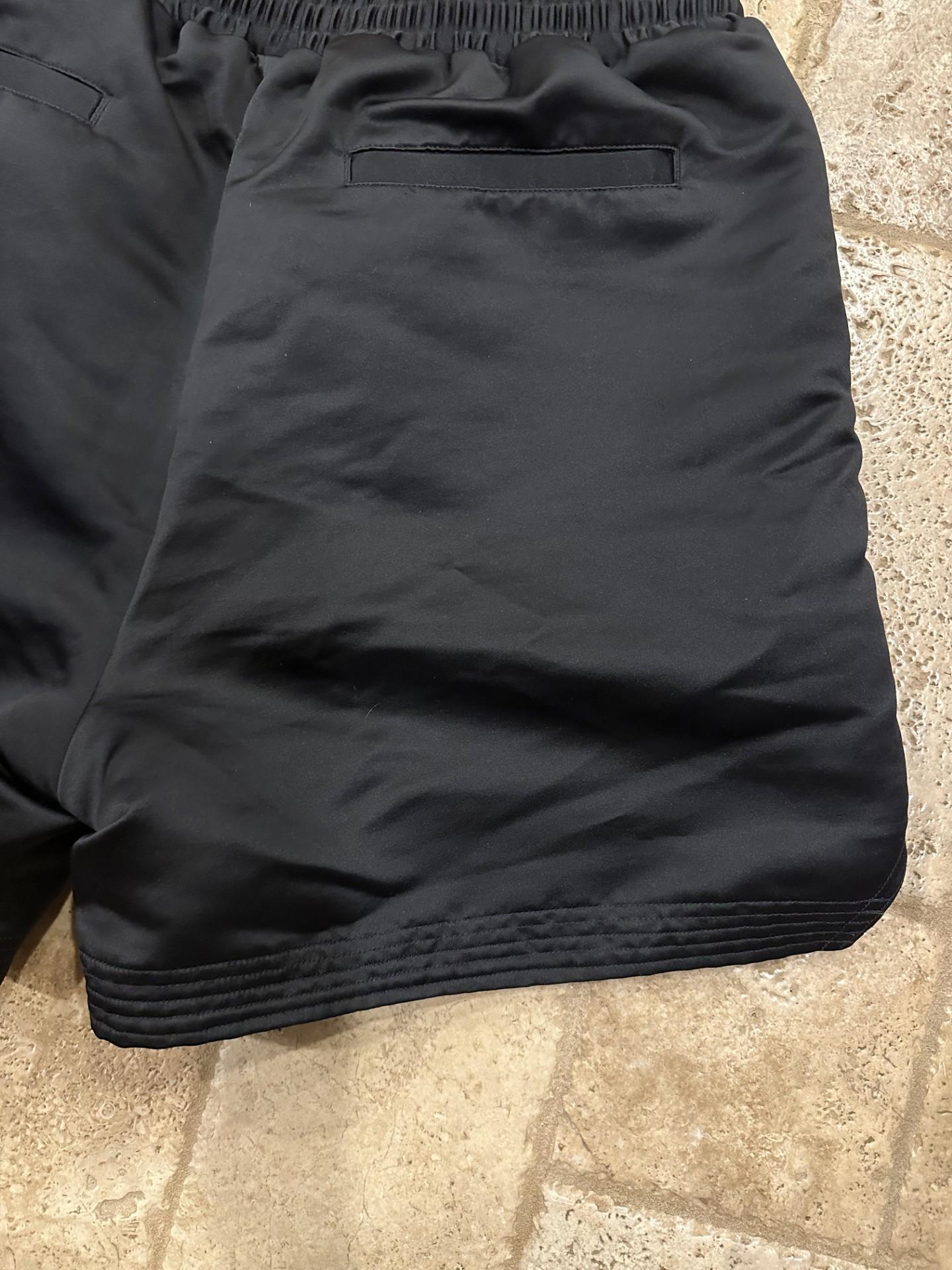 Saint Michael Black Sting Float Satin Boxing Shorts For Sale 3