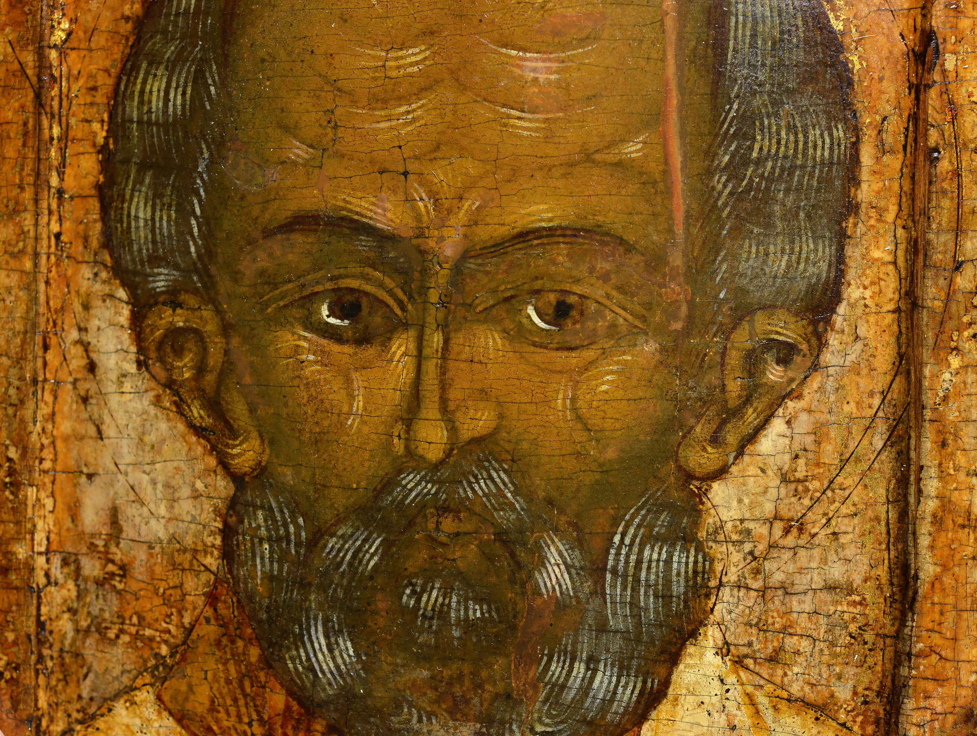 Other Saint Nicholas of Myra Russian Icon 16th century Gilt Silver Oklad Museum Value