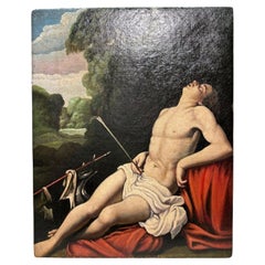 "San Sebastián" de Carlo Saraceni Siglo XIX Escuela Italiana con Vídeo