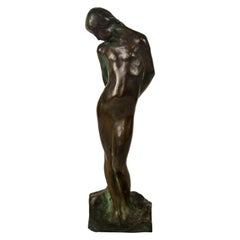 Saint Sebastian, Original Bronze Sculpture by Giovanni Nicolini, 1950s
